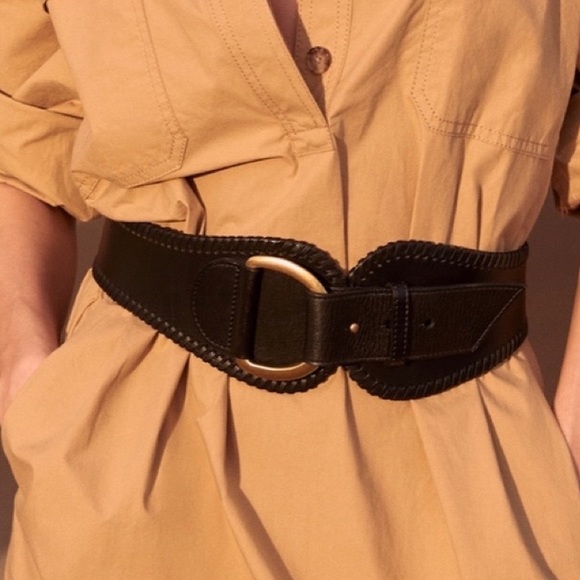 NWT BANANA REPUBLIC GENUINE LEATHER BLACK BELT main image 14